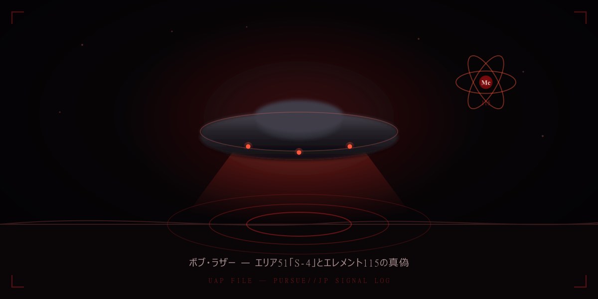 ボブ・ラザー——エリア51「S-4」とエレメント115を徹底検証：115番元素を"予言"した男の真偽