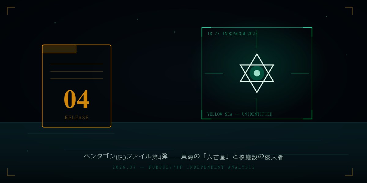 ペンタゴンUFOファイル第4弾公開——黄海の「六芒星」と核施設上空の侵入者：40ファイルの全貌を徹底分析